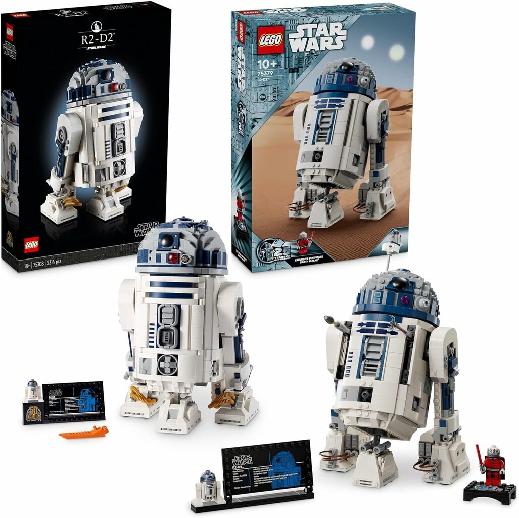2 LEGO Star Wars R2-D2 Building Set​