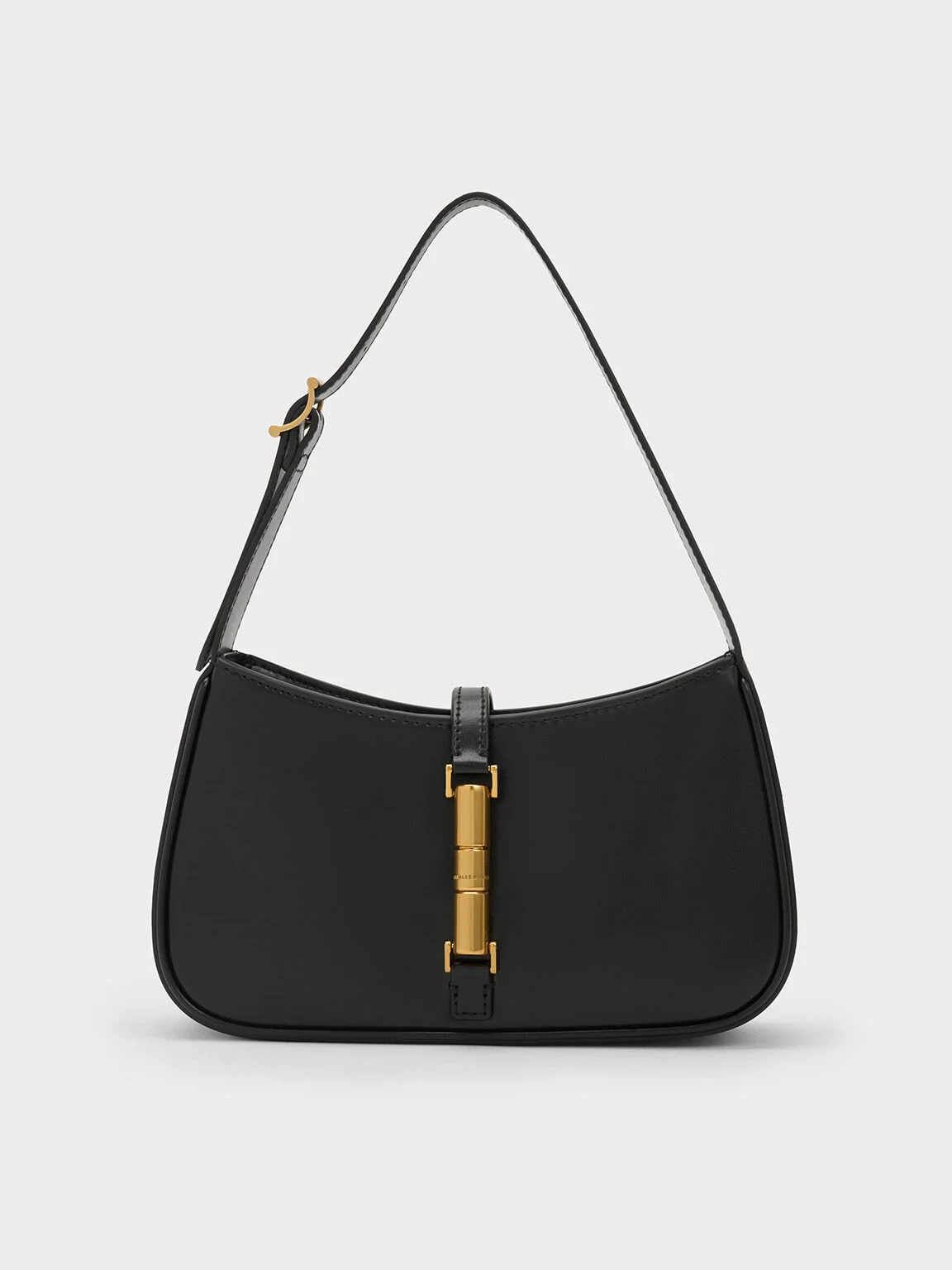 cesia metallic accent shoulder bag